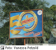 Primus-Logo, Kinshasa (Foto: V. Petzold)