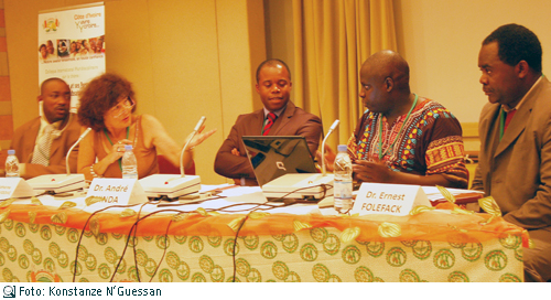 Debatte in Yamoussoukro, Foto: Konstanze N'Guessan