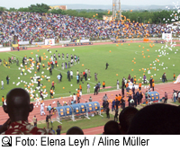 Das Endspiel um den 'Coupe du Mali' im Modibo Keita Stadion, Foto: Elena Leyh / Aline Müller