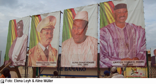 Die vier Präsidenten Malis (Foto: Elena Leyh und Aline Müller)