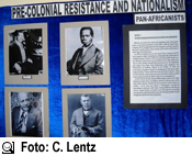 Fotoausstellung 'Pre-colonial resistance' (Foto: C. Lentz)